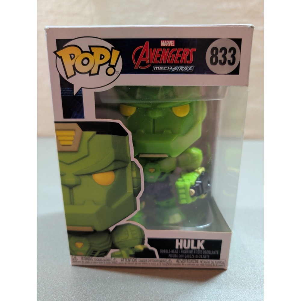 Funko‎ Pop Marvel Avengers Mech Strike Hulk 833 Vinyl Figure Bobble-Head